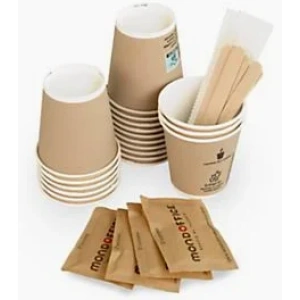 kit accessori caffe 150pz bicchieri palette e zucchero