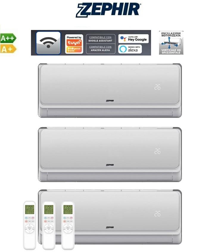 Zephir clima trial split  9+9+12000btu  Wifi  A++/A++