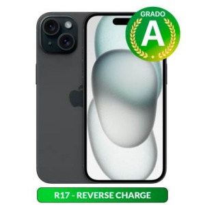 Apple  iPhone 15 256GB 6.1" Black ITA Ricondizionato Grado-A