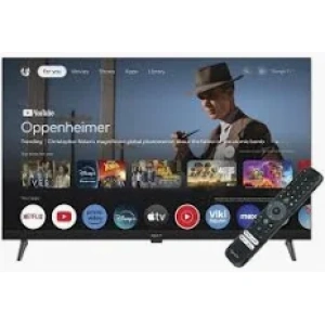 QBell tv 32 pollici Led HD Ready  1366x768 - Google smart tv  DVB-T2/C - HDMI - USB, Wifi - Vesa