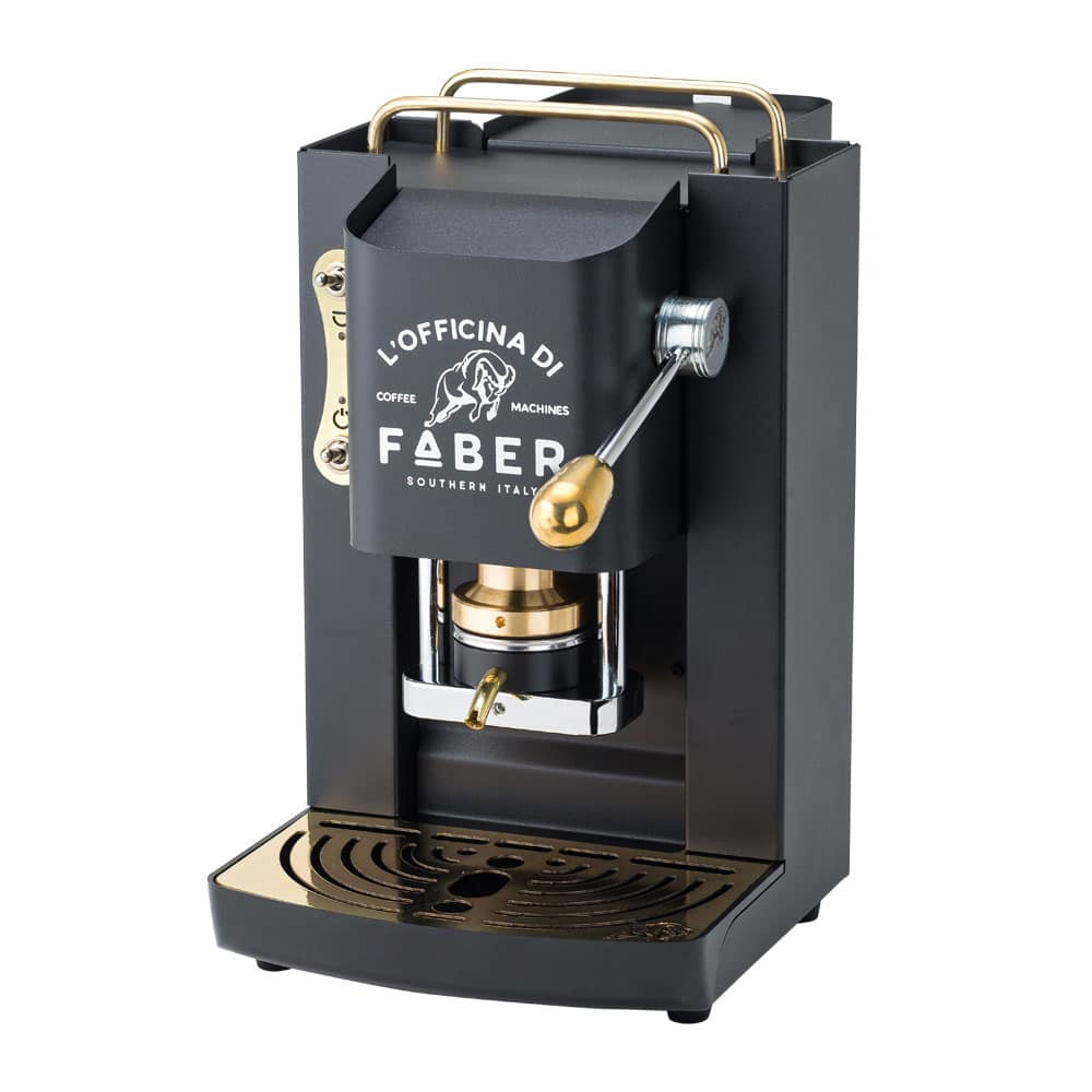 Faber Macchina da caffe a cialde pro deluxe Matte black