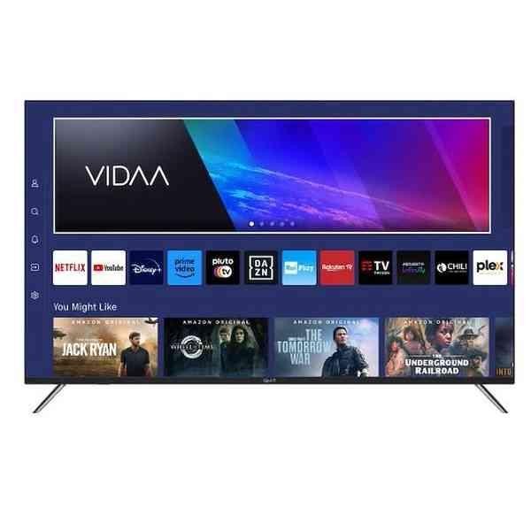 Qbell tv 55" QT55UV8A Led UHD 4K  ultra hd Vidaa Smart tv DVB-T2/C/S2 HDMI  USB Wifi  Vesa