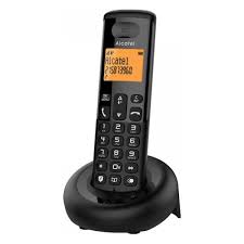 Alcatel Telefono Cordless E160 Black