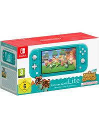 Nintendo Switch lite + Animal crossing Turchese