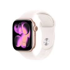 Apple Watch Series 11 GPS 42mm, Cassa in Alluminio con cinturino Rosa fard Sport Band Rose gold