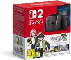 Nintendo Switch 2 consolle Black + pokemon legend