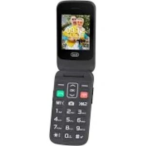 Trevi Flex 51 flip telefono per anziani tasto sos Black