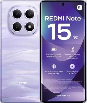 Xiaomi Redmi Note 15 8+256GB 6.77" 5G Mist Purple