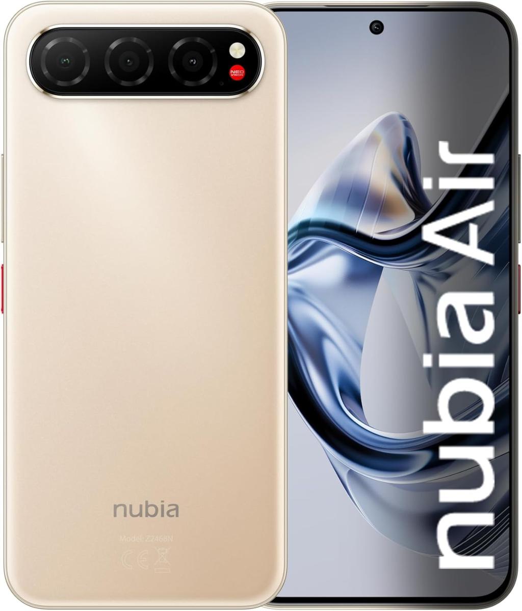 ZTE Nubia Air 8+256GB 6.78"5G Titanium Desert