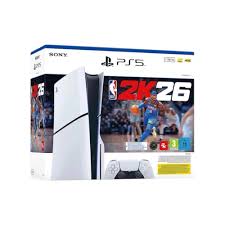 Sony PS5 Console 1TB Ed. White Slim + NBA 2K26