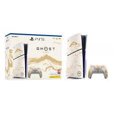 Sony PS5 Console 1TB Ghost Of Yotei Gold Limited Edition White Slim