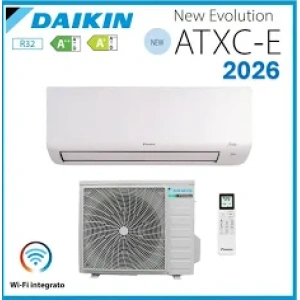 Daikin clima 9000btu siesta  ATXC25E/ARXC25E  Monosplit inverter Wifi A++ New Evolution Bianco