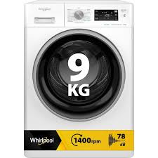Whirlpool Lavatrice 9kg 6° senso inverter vapore Classe A  1400 giri  FFB 948 BSV