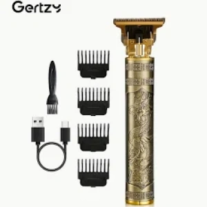 Niva-tach tagliacapelli Professionale Vintage per Barba e Capelli Wireless Display LED Ricaricabile USB con Kit Completo di Accessori