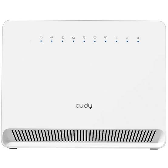 Cudy router Wireless  LT400V  4G con slot nano SIM, porta RJ11  N300 con Voce