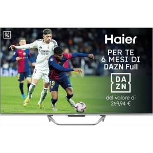 Haier Smart TV QLED UHD 4K 55" H55Q80FUX wifi bluetooth Nero piede centrale
